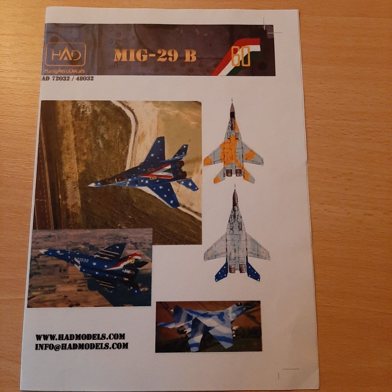 Kit di modellismo & Modellini statici: D 122 ... MIG-29 B ... HAD 72032 ... Decal – Nuovo (secondo la descrizione) da Bonstetten venduto da Benibanny59