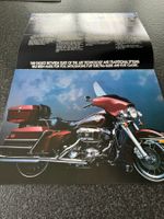 Prospekt Broschüre Harley Electra Glide FLH, FLT, FLHT, 1983