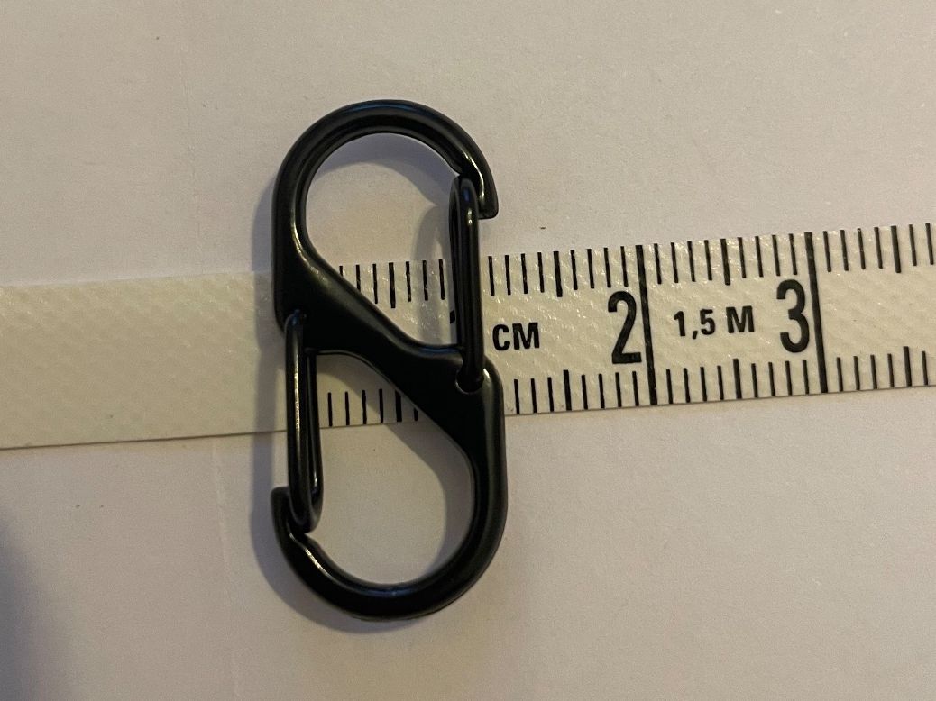 Kletterausrüstungen: Mousqueton design / cadenas de sûreté en S 3cm – Neu (gemäss Beschreibung) aus Grandson von RioDeltaLima 2