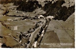 Fliegeraufnahme von Kröschenbrunnen mit Dürrenbach 1952