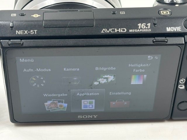 Sony Kamera: Sony Nex-5T (Touchscreen!) + 18-55mm OSS – Gebraucht aus Seewis Dorf von Plebejus 5