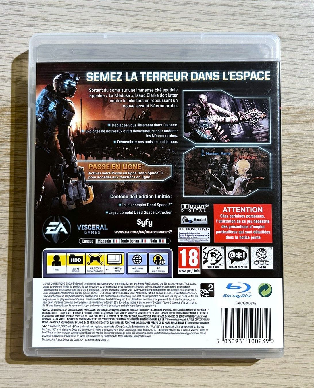 Sony Giochi: Dead Space 2 Limited Edition PS3 – Usato da St. Gallen venduto da Alpine.Arcade 1