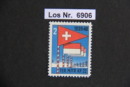 2. Weltkrieg-Marke HD Bewachungsdienst              Los 6906