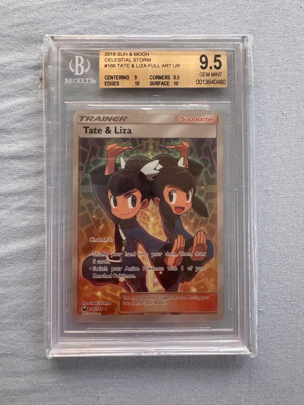 Pokémon Carte collezionabili: Tate Liza BGS 9.5 Pokemon – Usato da Corticiasca venduto da gio_yp69