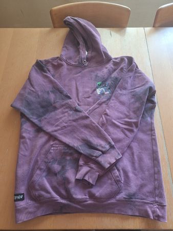 Ripndip Hoodie, Grösse M, Lila-Schwarz,