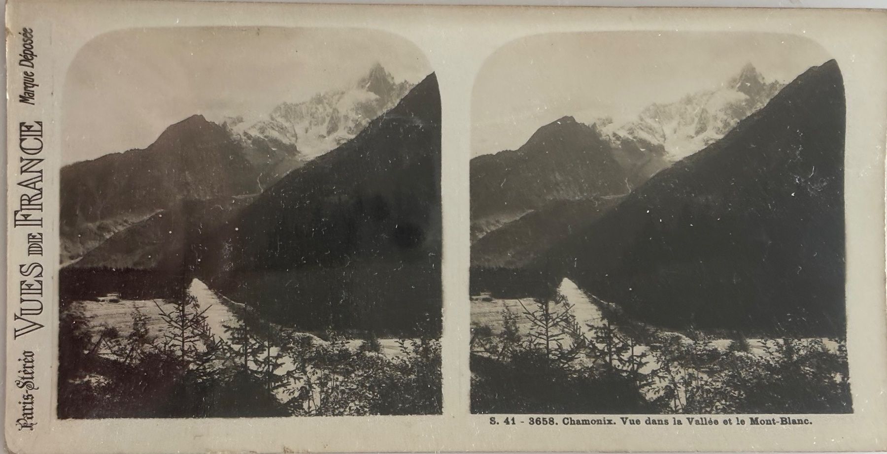 Cartes postales: Stereofoto, Chamonix, Frankreich – D'occasion à Frauenfeld par Merk52