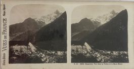 Stereofoto, Chamonix, Frankreich