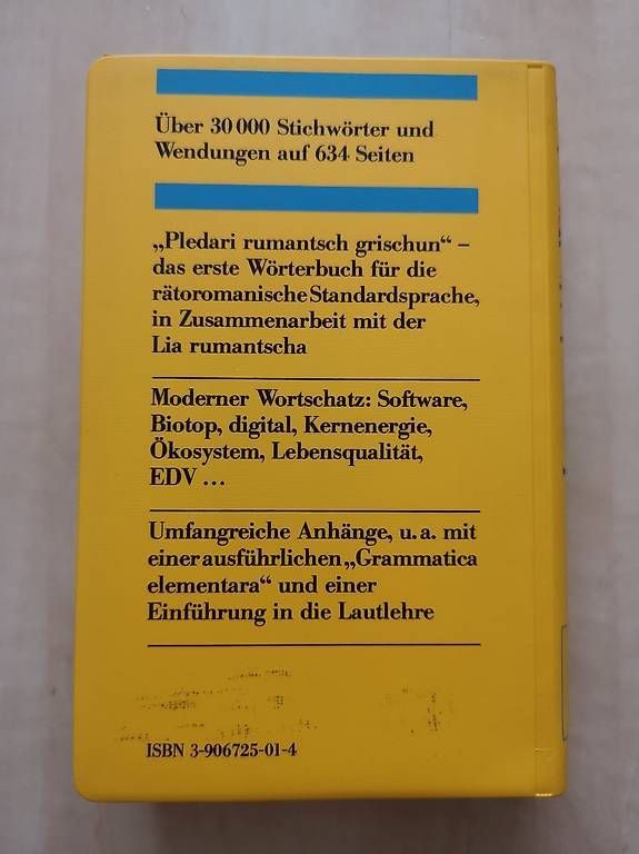 Libri: Langenscheidts Wörterbuch - Rätoromanisch – Usato da Zug venduto da Sunshine_113 3