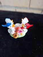 Vintage Entenpärchen-Figur, Keramik, Retro-Stil, Süss