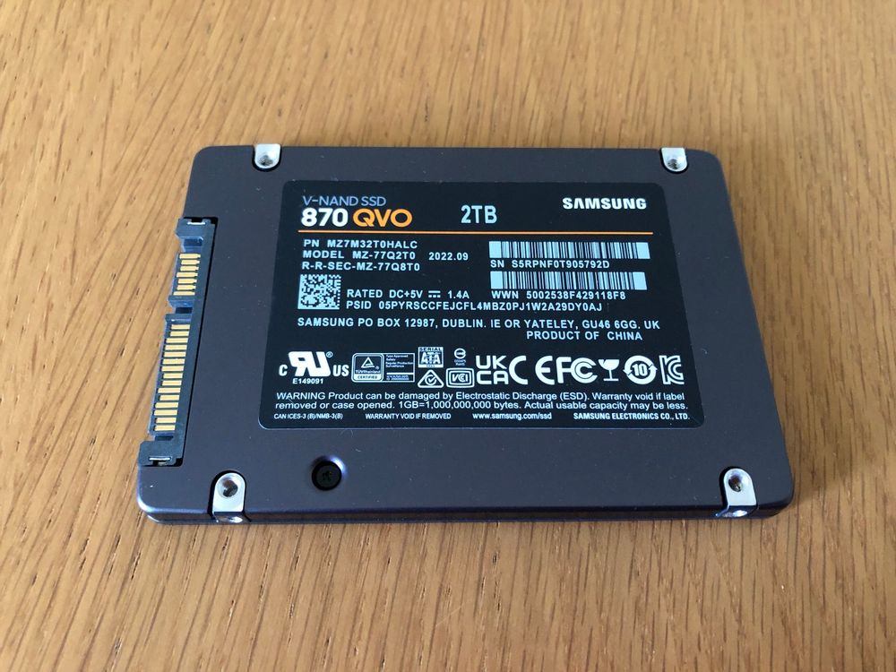 Samsung 870 QVO, 2.0TB SDD (MZ-ZZQ2T0) | Kaufen auf Ricardo