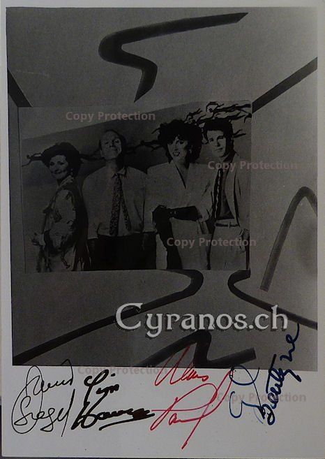 Autografi: The Manhattan Transfer - Musikgruppe - Autogramm – Usato da Dietikon venduto da cyranos1