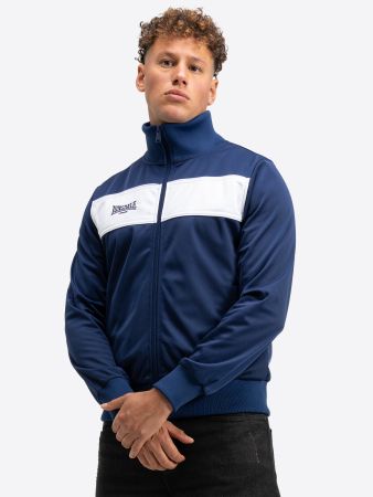 Lonsdale  Alnwick Trikot Jacke L Navy/Weiss & Oxblood/Gelb L
