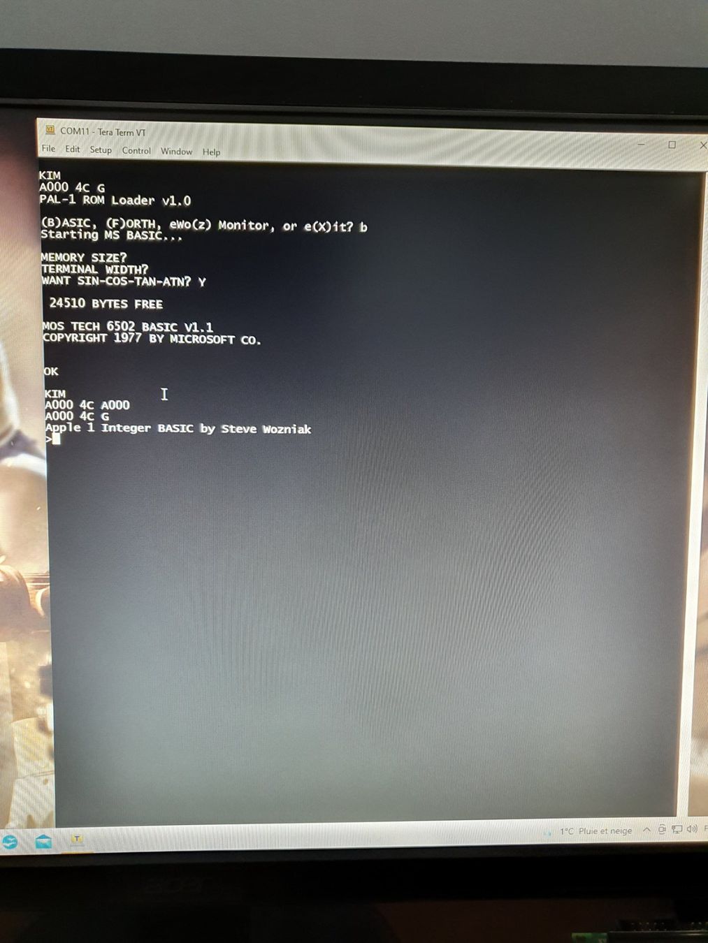 PC: 6502 Single Board Computer KIM-1 kompatible – Usato da St-Sulpice VD venduto da Mniceguy 6