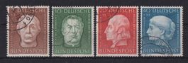 BRD 1954: Serie Helfer der Menschheit - Kat. € 65.--