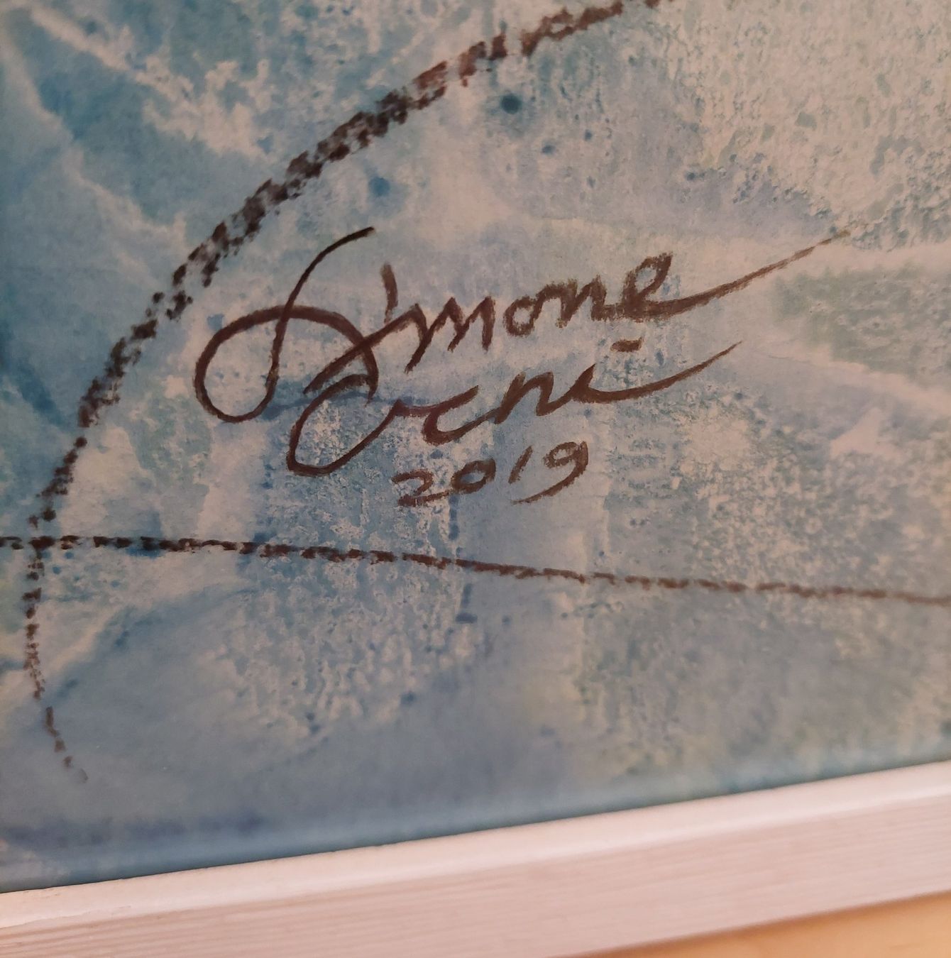 Dipinti: Original Gemälde Simone Erni signiert mit Rahmen – Nuovo (secondo la descrizione) da Birsfelden venduto da Pietros 3