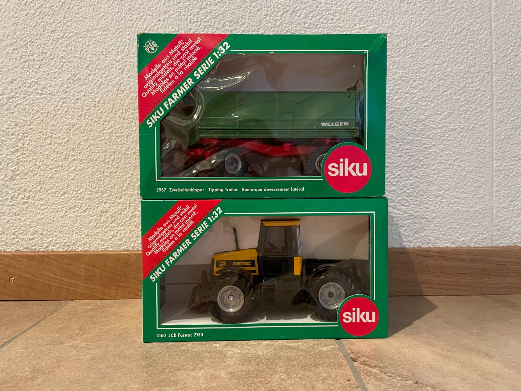 Jcb Traktoren: SIKU JCB 2150 Fastrac mit Welger – Neu und originalverpackt aus Kreuzlingen von Stefan1150 5