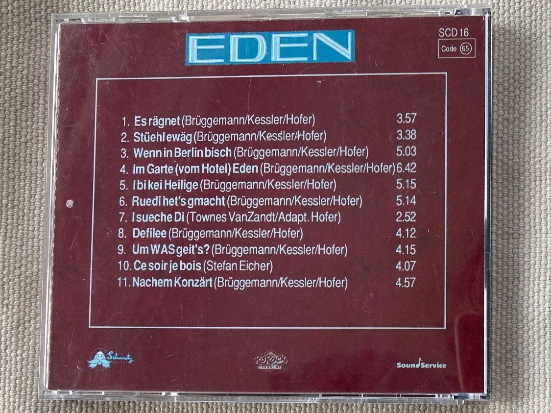 CD: CD, Polo Hofer, Eden – Usato da Baden venduto da Yoyo1 1