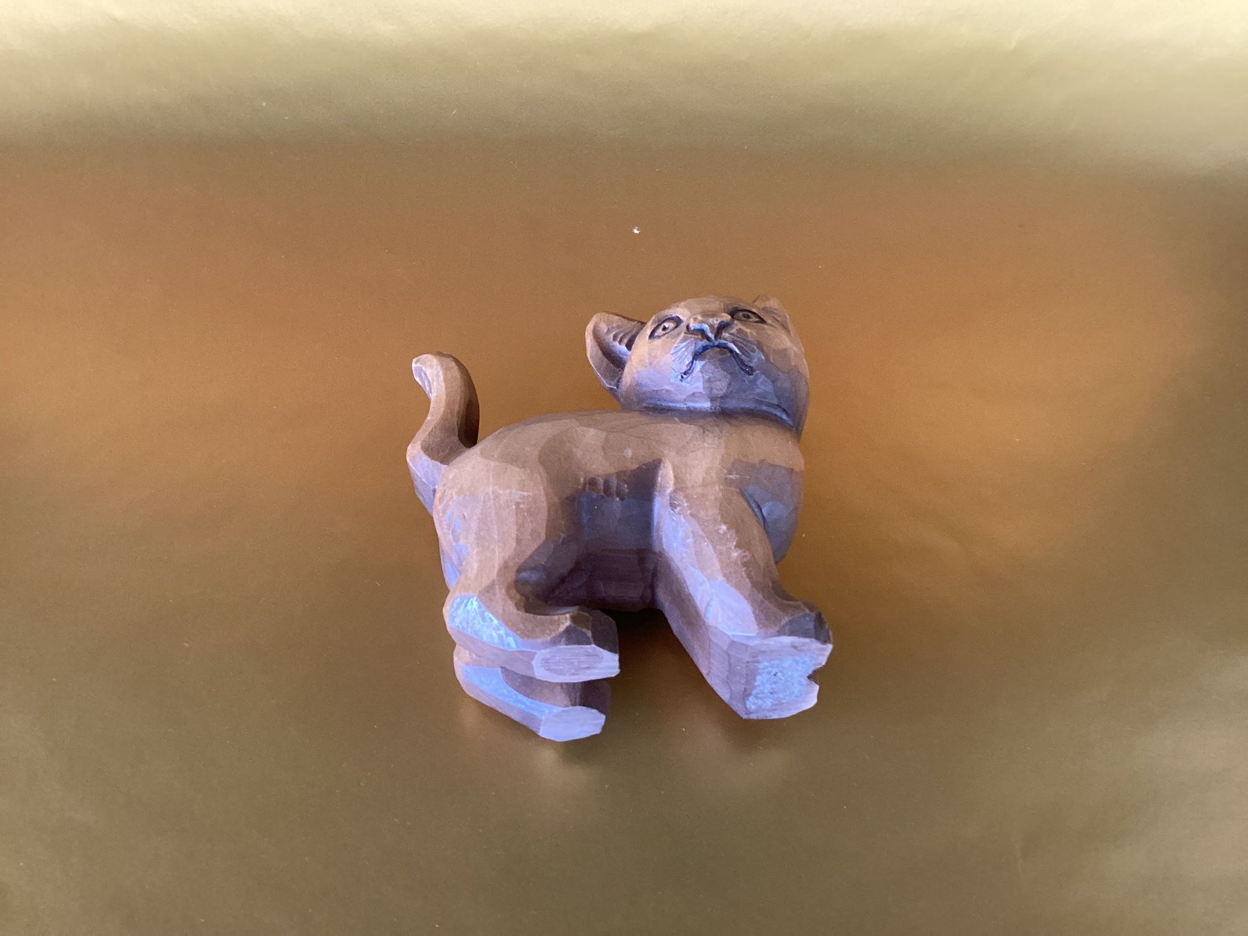 Figuren: Katze Holzschnitzerei / Brienzerschnitzerei ??? – Gebraucht aus Beinwil am See von kae_gh7c 2