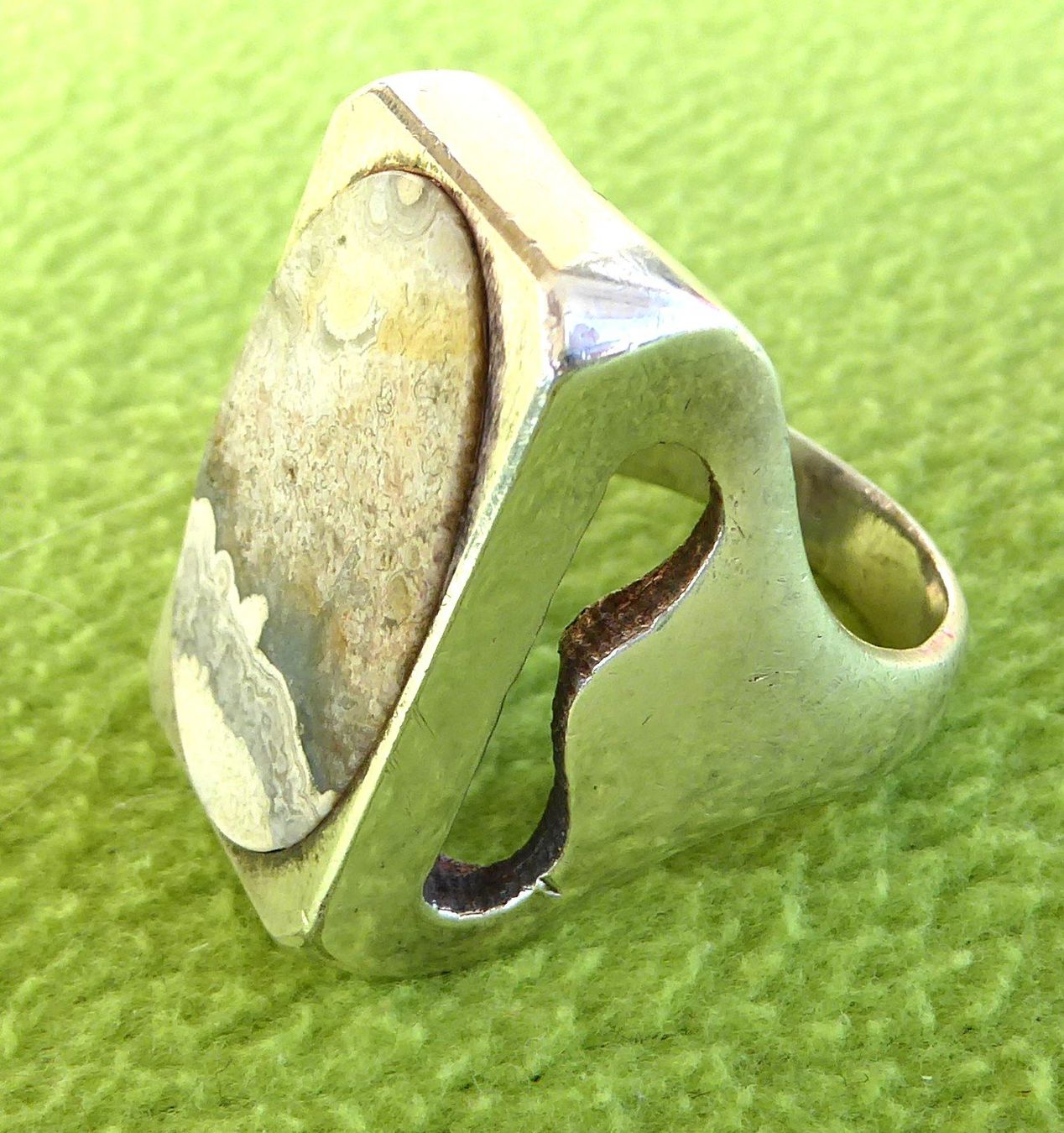 Anelli: Ring 925 Silber mit echtem Achat Stein – Usato da Muri AG venduto da Lineli2020 3