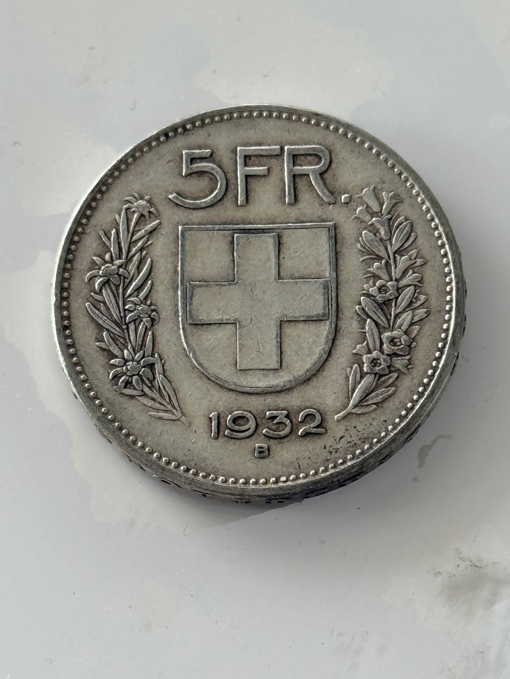 Tutti le monete: 5 Franken 1932  Silber – Usato da Wallisellen venduto da SWISS_SILVER1 1