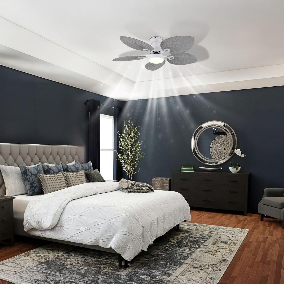 Lampadari & plafoniere: LED Deckenleuchte, Ventilator, 107 cm Ø – Nuovo (secondo la descrizione) da Kreuzlingen venduto da Smart-Light 1
