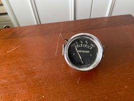 Oldtimer Kraftstoff Benzin Uhr Anzeige Motometer Fuelmeter