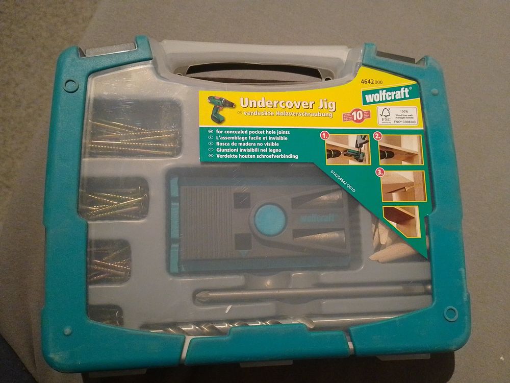 Wolfcraft Undercover Jig,Pocket Hole,verdeckte Verschraubung Kaufen