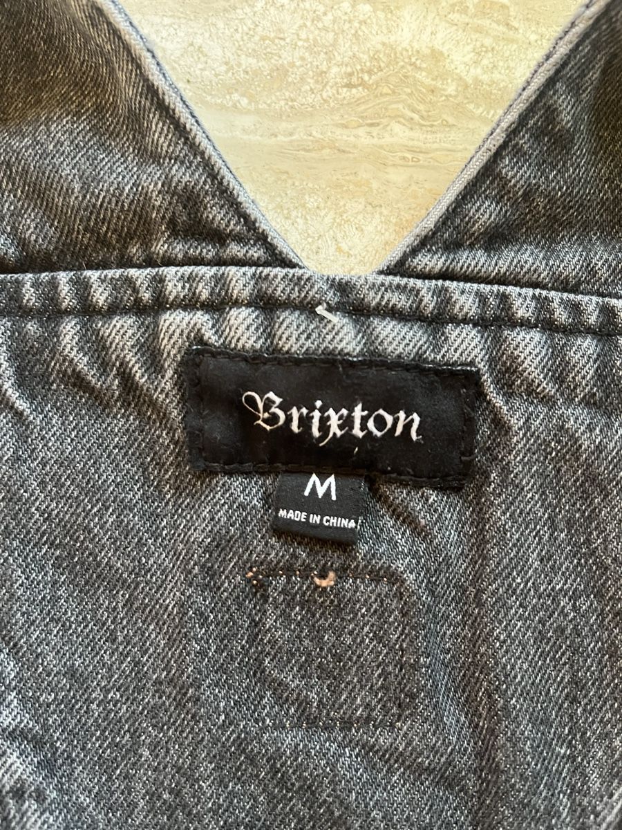 Jeans: Latzhose Brixton Grau Grösse M Neu – Neu (gemäss Beschreibung) aus Triengen von ueli33 3