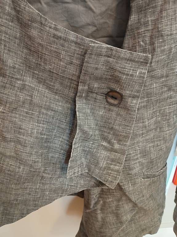 Jacken: Asymmetrische spezielle Leinenbluse/Blazer – Gebraucht aus Zürich von Melianea 2