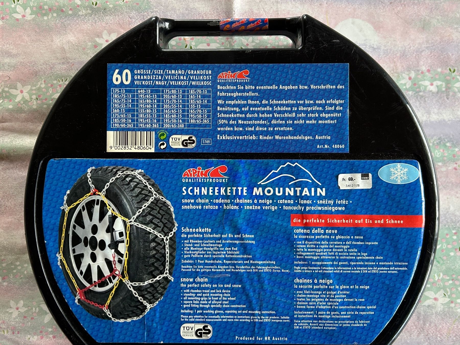 Schneeketten: Schneeketten – Neu und originalverpackt aus ossingen von zin_9rqj