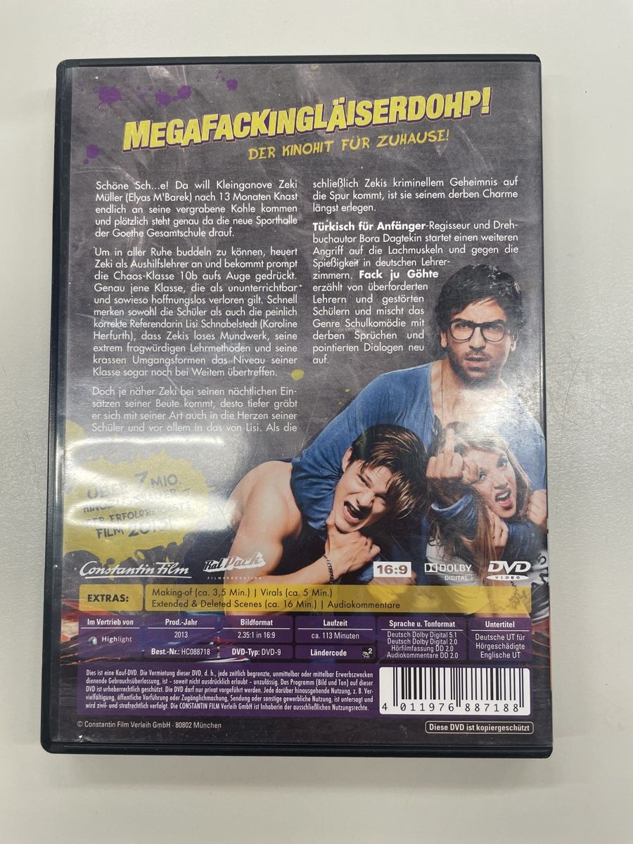 Tutti i DVDs: Fack Ju Göhte - DVD – Usato da Therwil venduto da rubininio 1