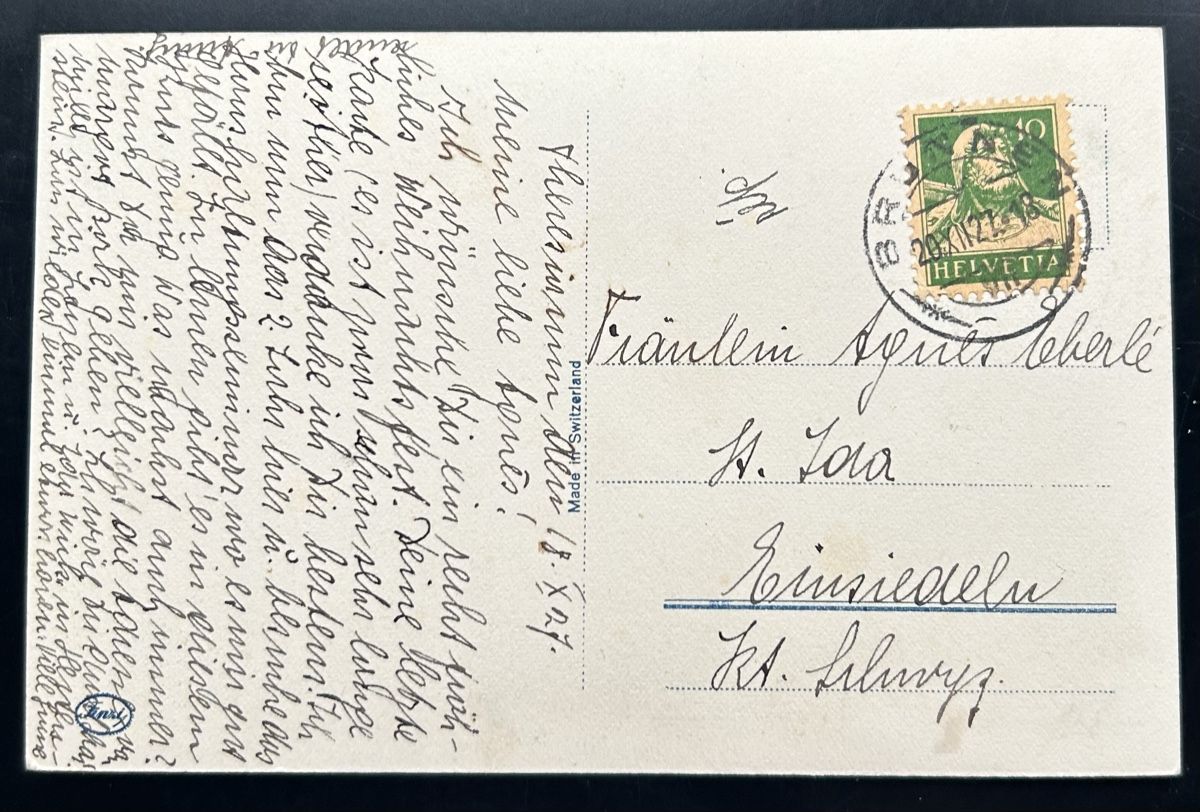Cartoline postali: Ingenbohl Töchterinstitut  – Usato da Horw venduto da Tellbub 1