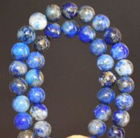 Stein Perlen Strang L-7170 – Lapislazuli 4mm – 38cm