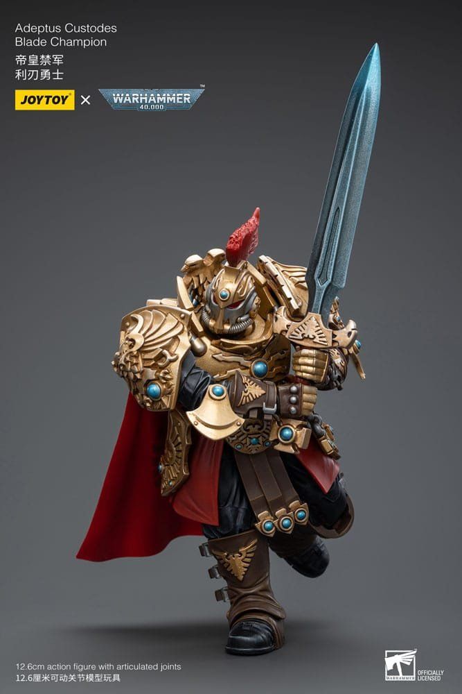 Statuette: Warhammer 40k 1/18 Adeptus Custodes Blade Champion 12 cm – Nuovo e nell'imballaggio originale da St-Imier venduto da ATTAKSHOP 9