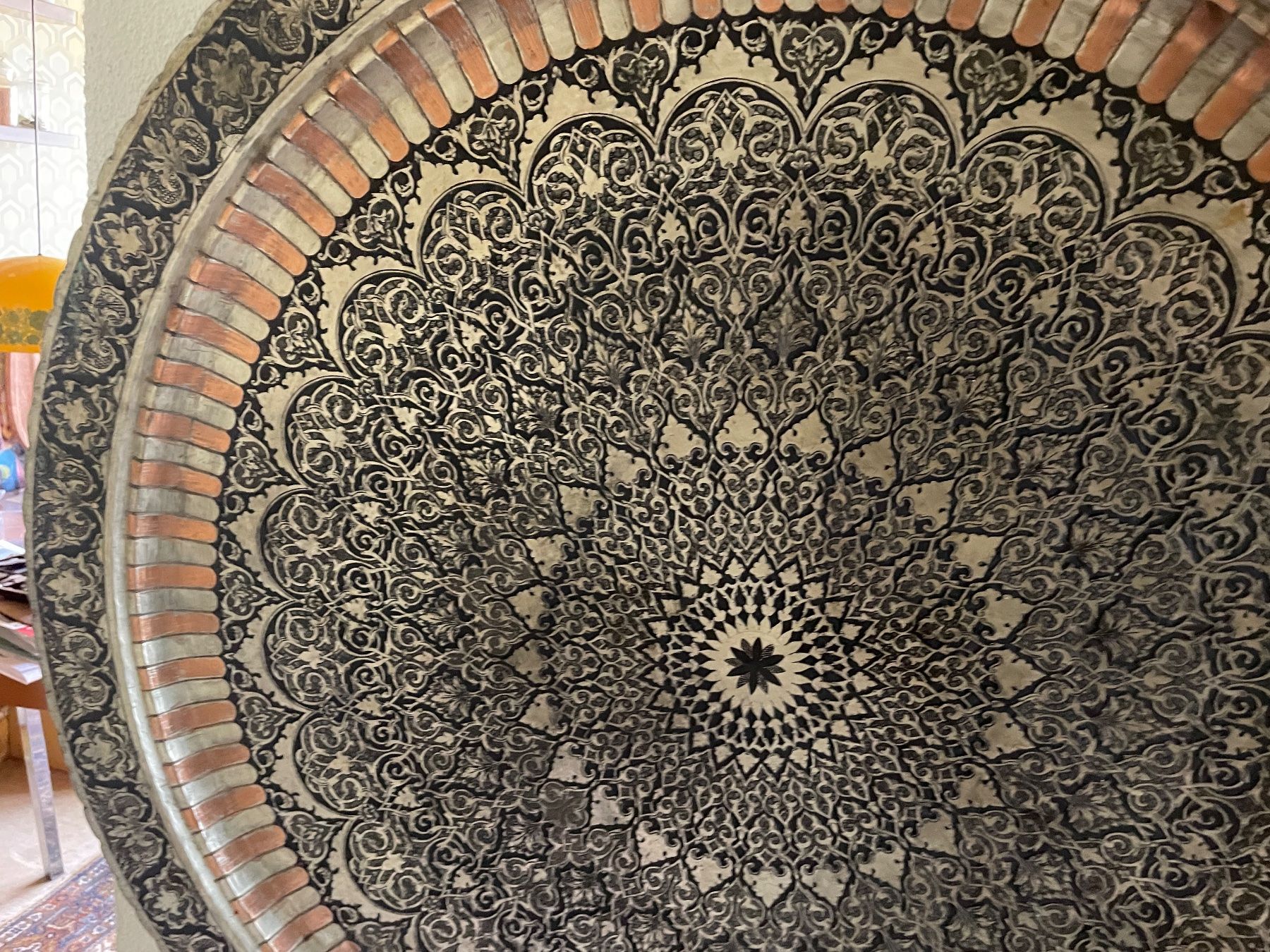 Tutte le decorazioni: Dekorative Wandteller orientalisch gemustert gross antik – Usato da Volketswil venduto da rubin74 3