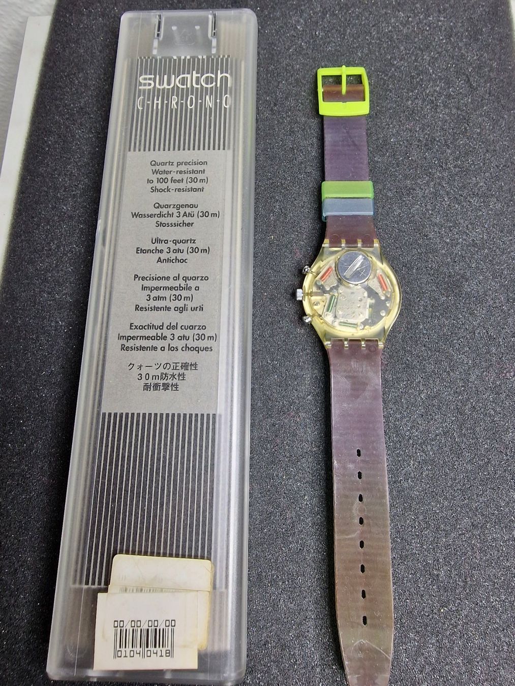 Swatch Uhren: Swatch. Ref. SCK 101 "Blue Chip" 38mm – Gebraucht aus Bülach von  2