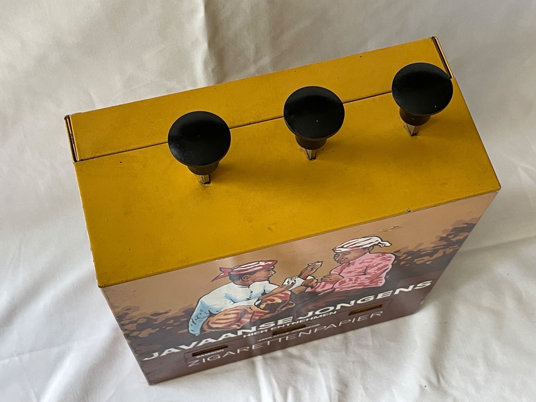 Sonstiges für die Gastronomie & Hotel: seltener Zigaretten Papier Automat Javaanse Vintage oldtimer – Gebraucht aus Mastrils von headturners 3