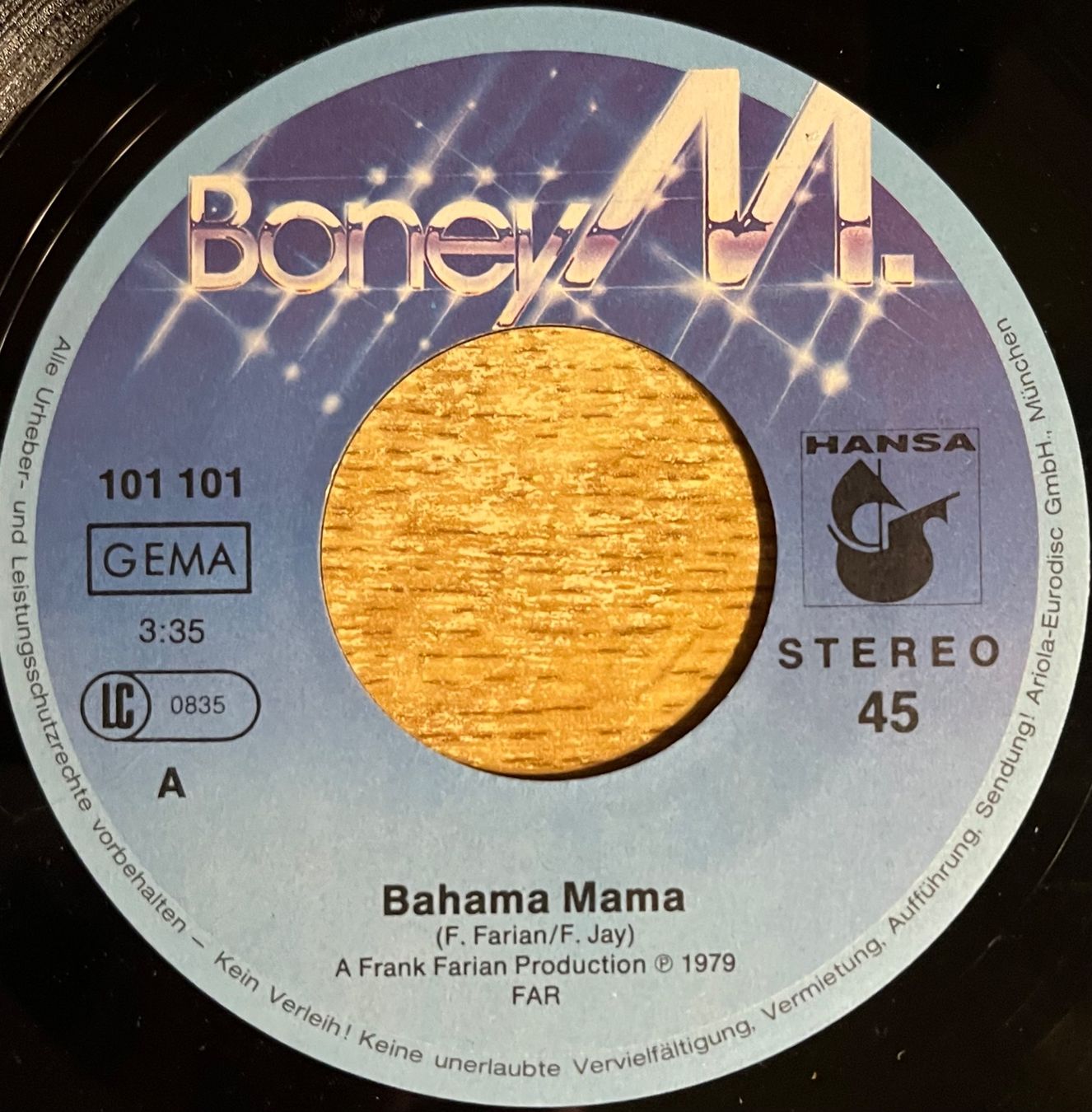 Dischi in vinile: BONEY M. - I'M BORN AGAIN / BAHAMA MAMA – Usato da Bussigny venduto da vinyl-pas-cher 3