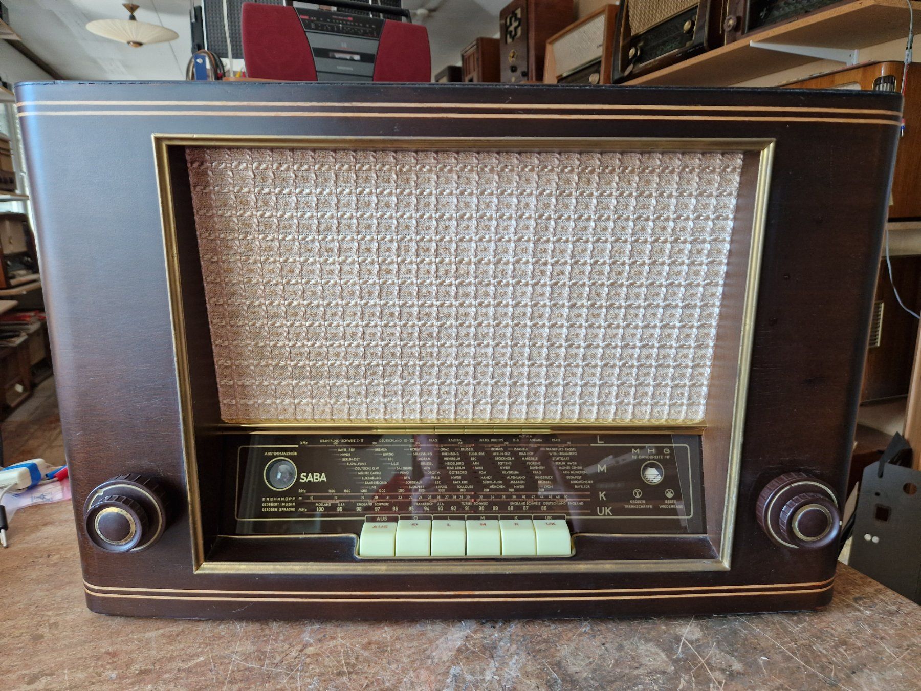 Radio: SABA Schwarzwald WII – Usato da Einsiedeln venduto da Radiofreund