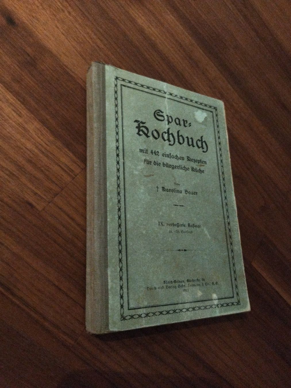 Libri: Kochbuch 1923 Sparkochbuch – Usato da Felben-Wellhausen venduto da bananajoe8474 1