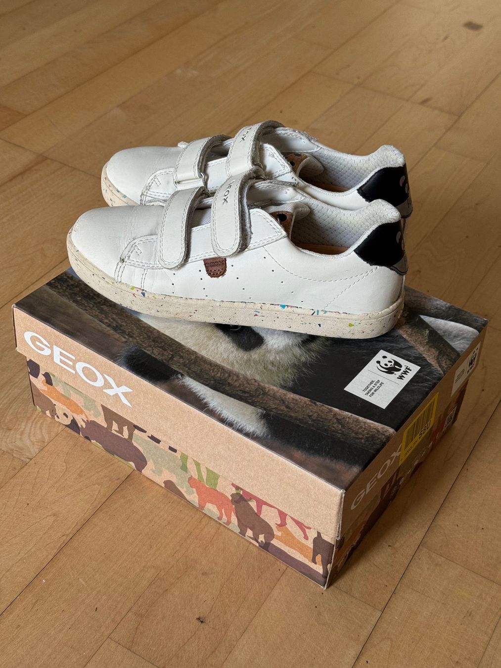 Geox Schuhe für Jungen: GEOX Panda Sneaker Weiss Gr. 33 – Neu (gemäss Beschreibung) aus Basel von mot_2r9g 2