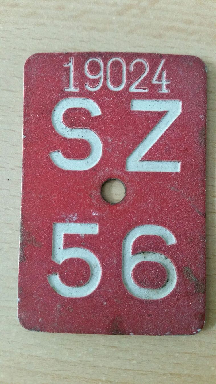 Insegne: Alte Velonummer antik – Usato da Schindellegi venduto da roli87