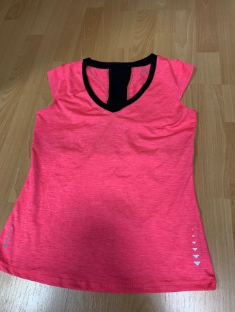 Joli t- shirt de sport rose fluo Tex taille M