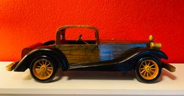 Handgefertigtes Oldtimer Holzauto - Vintage 55cm
