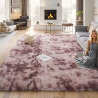 Luxurious Soft Fluffy Living Room Rug / Mat / Carpet NonSlip
