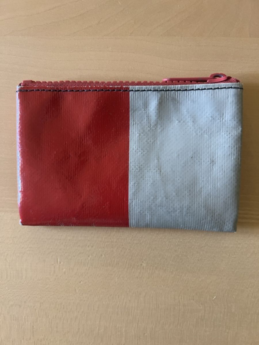 Portafogli: Freitag Portemonnaie rot/grau – Nuovo (secondo la descrizione) da Zürich venduto da olfri 1