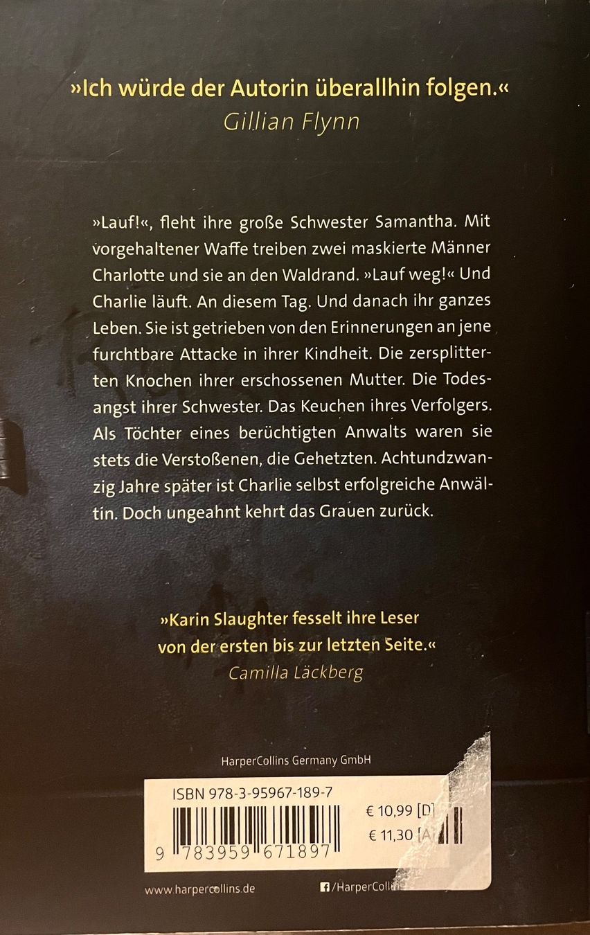 Bücher: DIE GUTE TOCHTER - KARIN SLAUGHTER - TASCHENBUCH – Gebraucht aus Buchs AG von fischli610 1