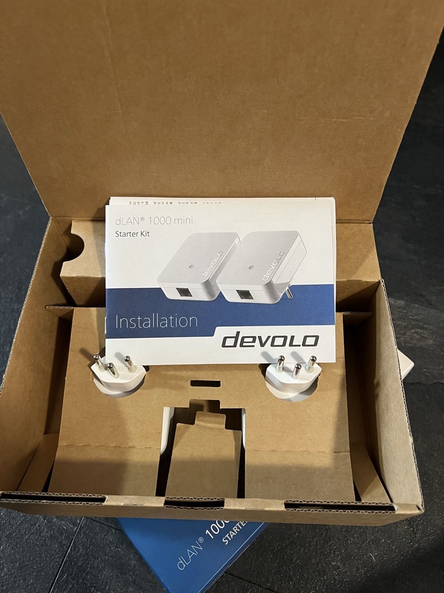 Devolo WiFi: Devolo dLAN 1000 mini Starter Kit – Powerline LAN – Nuovo (secondo la descrizione) da Pieterlen venduto da Black-Star 1
