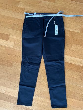 Esprit Stoffhose, dunkelblau, Gr. 38/30, neu