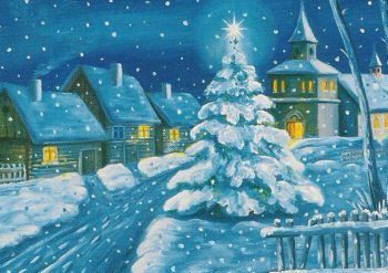 Kit bricolage: 3D Schnittbogen Dorf im Winter – Nuovo (secondo la descrizione) da Schlatt TG venduto da kreativ-atelier 2